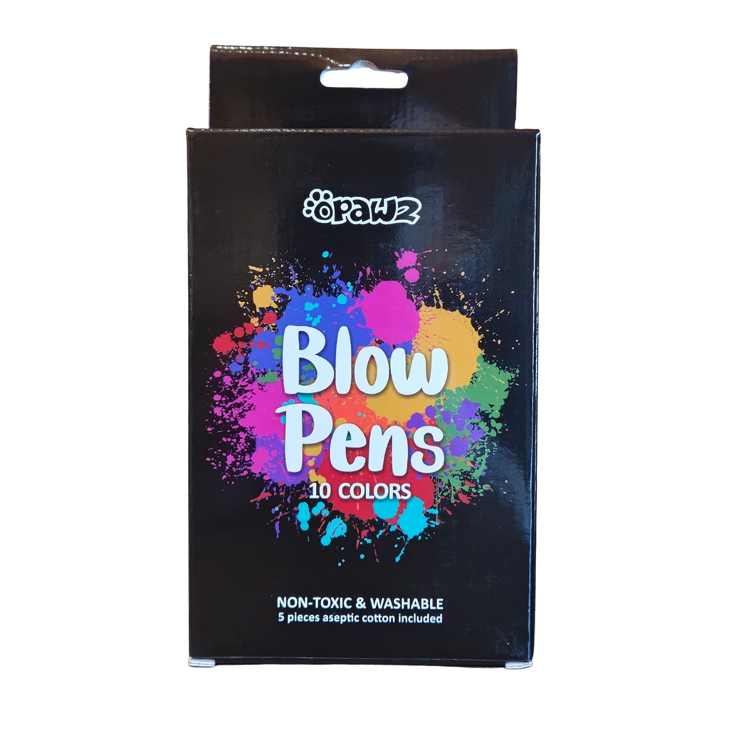 OPAWZ Temporary Color Blow Pens: Pack of 10