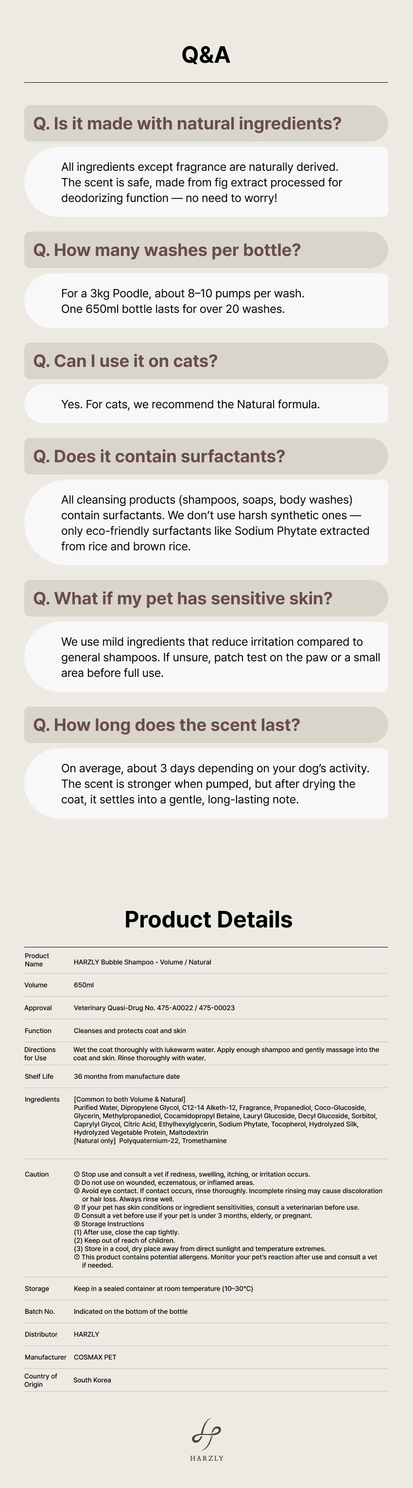 Harzly Bubble Shampoo: Volume